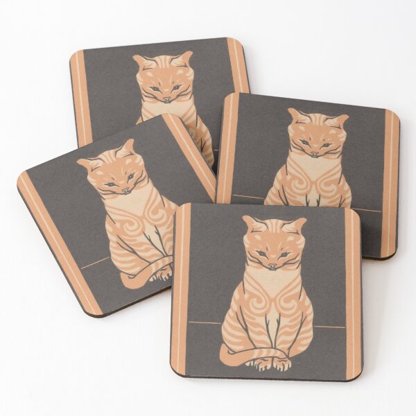 Item preview, Sitting Cat - Julie de Graag designed and sold by felttipcat.