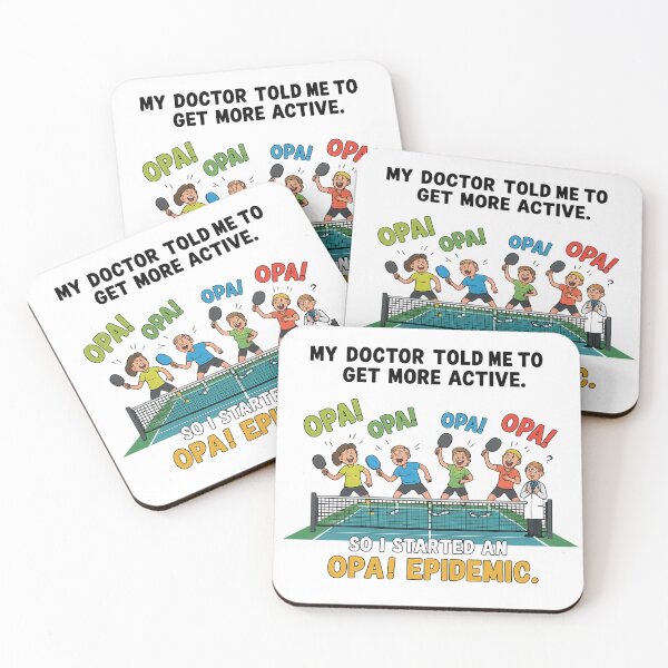 Item preview, OPA! Pickleball Epidemic Funny Sports T-Shirt designed and sold by SpencersUnltd.