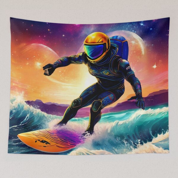 Item preview, Space Surfing on Galactic Waves designed and sold by Zofia Sosnecka.
