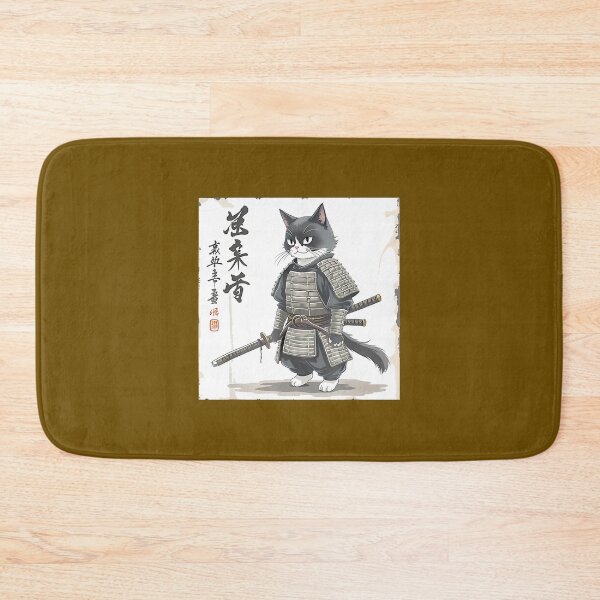 Item preview, Warrior Cat Bushido Blade Feline Fighter By Merch, Limited Edition, Perfect Gift For You And Friend designed and sold by luanajardelp.