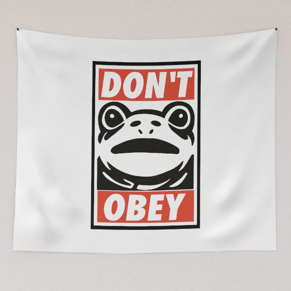 Item preview, Don't Obey Portland Frog designed and sold by Metro Bionic.