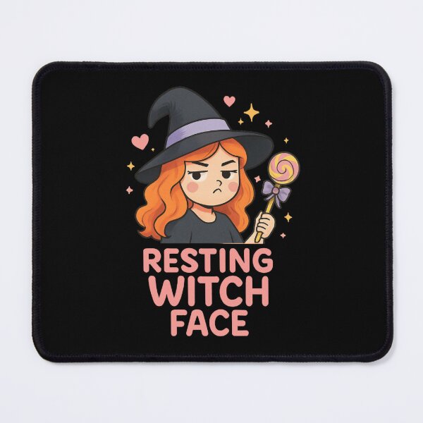 Item preview, Cute Resting Witch Face Funny Halloween Witchy Gift Design designed and sold by Dantin.