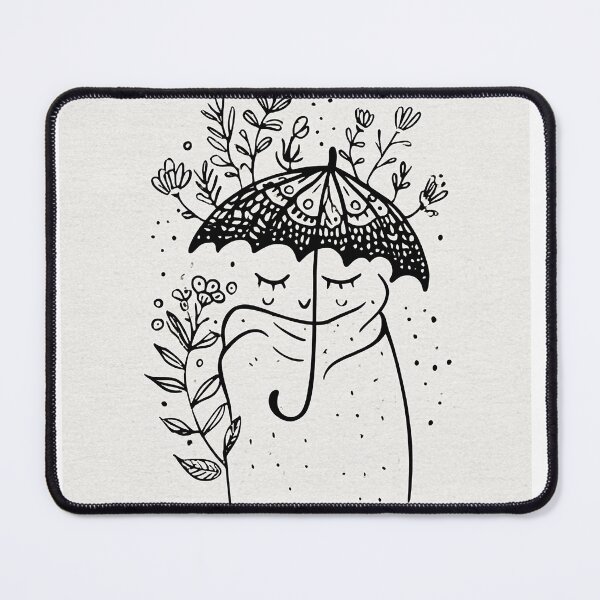 Item preview, Sleepy Umbrella – Dreamy Hand-Drawn Art (Sleepy Objects Series) designed and sold by MissSparklesAI.
