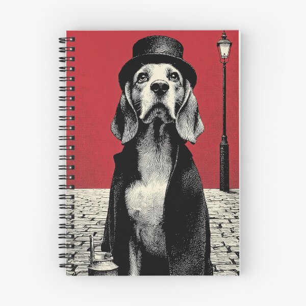 Item preview, Curious Beagle Detective in London Fog designed and sold by Flying Doggo.