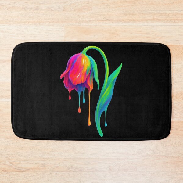 Item preview, Psychedelic Wilting Tulip with Rainbow Petals designed and sold by SHHCreations.