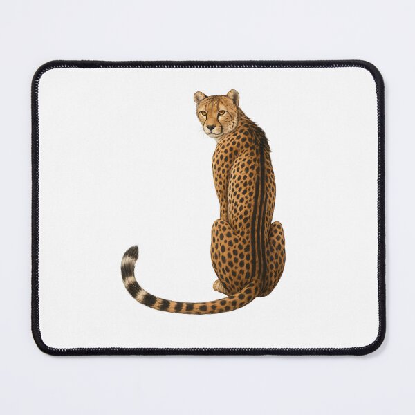 Item preview, Elegant Cheetah Sitting Backward designed and sold by DariaOltes.