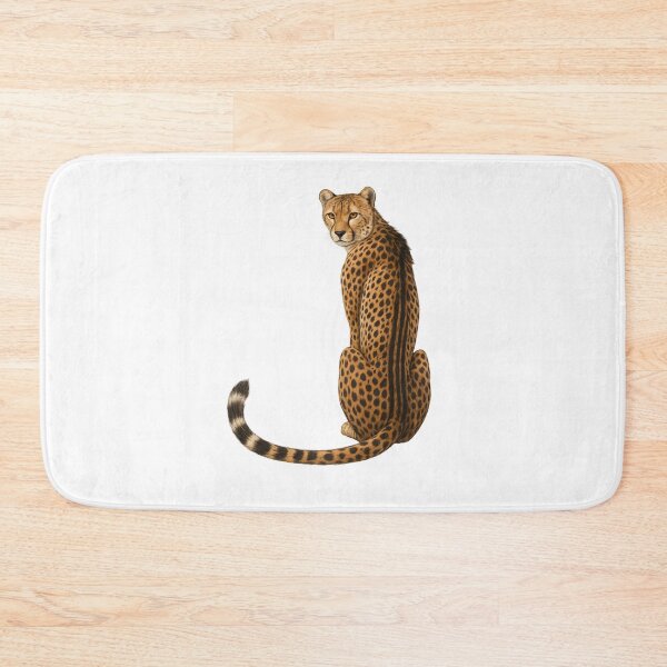 Item preview, Elegant Cheetah Sitting Backward designed and sold by DariaOltes.