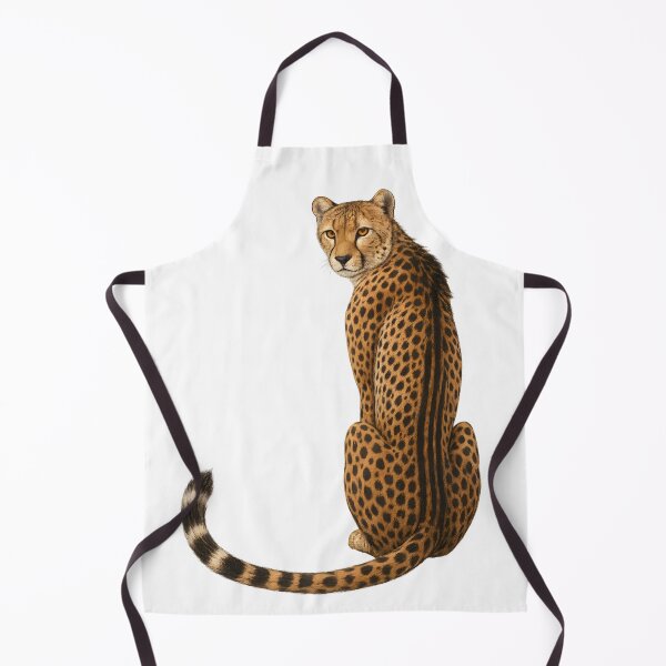 Item preview, Elegant Cheetah Sitting Backward designed and sold by DariaOltes.