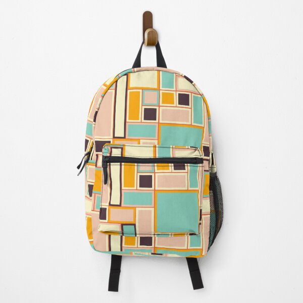 Item preview, Retro Geometric Blocks Pattern designed and sold by TheThreeOFive.