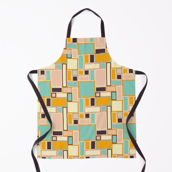 Item preview, Retro Geometric Blocks Pattern designed and sold by TheThreeOFive.