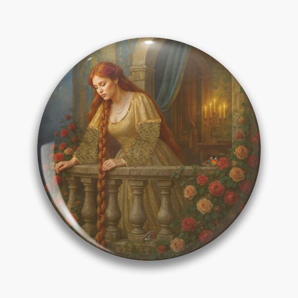 Item preview, Rapunzel on the Enchanted Balcony designed and sold by Tau Tia L Douglass.