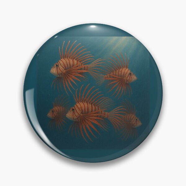Item preview, Guardians of the Reef – Lionfish Geometry designed and sold by GeoWild Designs.