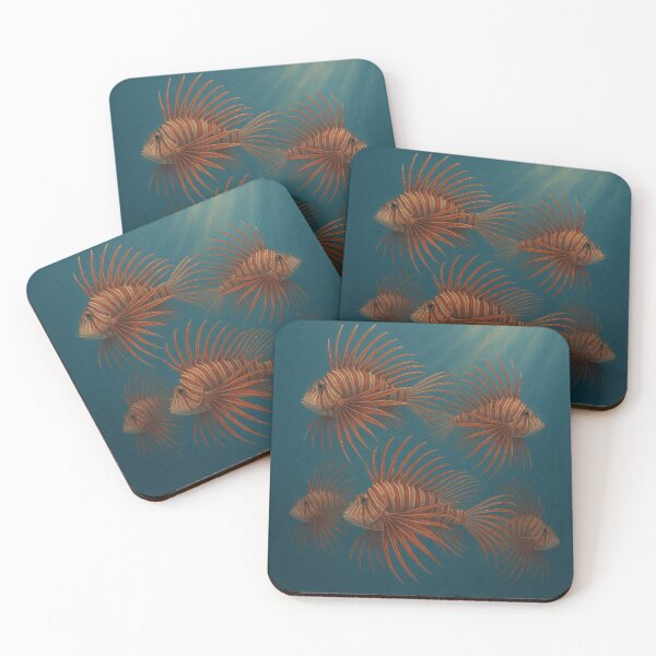 Item preview, Guardians of the Reef – Lionfish Geometry designed and sold by GeoWild Designs.