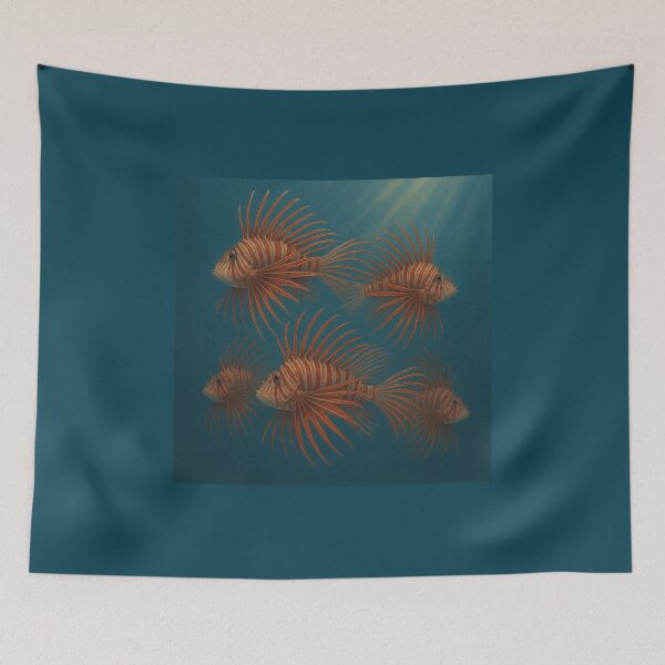 Item preview, Guardians of the Reef – Lionfish Geometry designed and sold by GeoWild Designs.