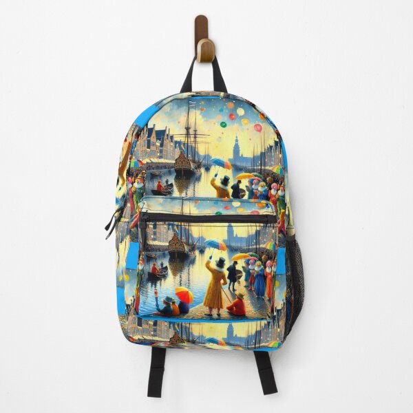 Item preview, Amsterdam Carnival Along the Canal – Surreal Procession of Joy and Memory designed and sold by daweave77.