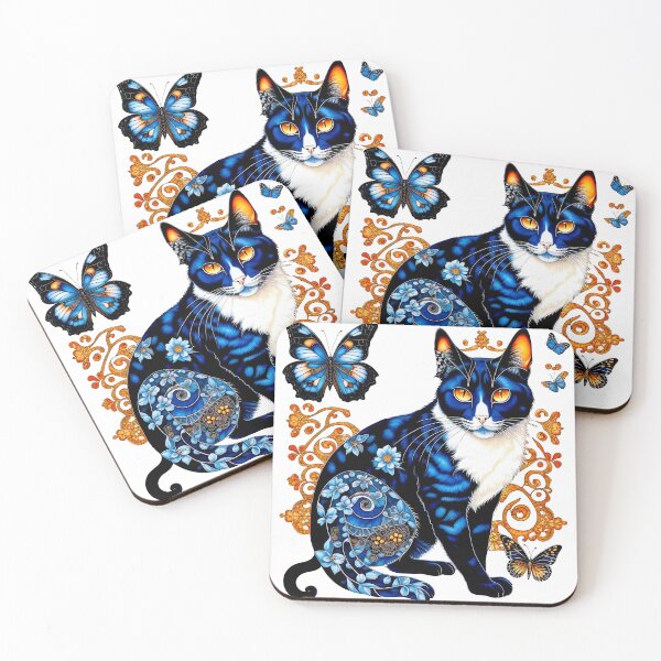 Item preview, Mystical Floral Tabby Cat Art designed and sold by LanaGustavsson.