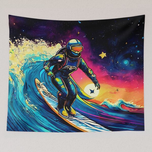 Item preview, Space Surfing on Galactic Waves designed and sold by Zofia Sosnecka.