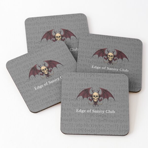 Item preview, Edge of Sanity Club – Gothic Funny Mental Health Logo designed and sold by EdgeOfSanityDesigns.