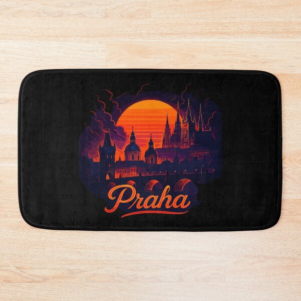 Item preview, Prague Praha City Czech Republic Silhouette Gift designed and sold by Pineapple-Tree.