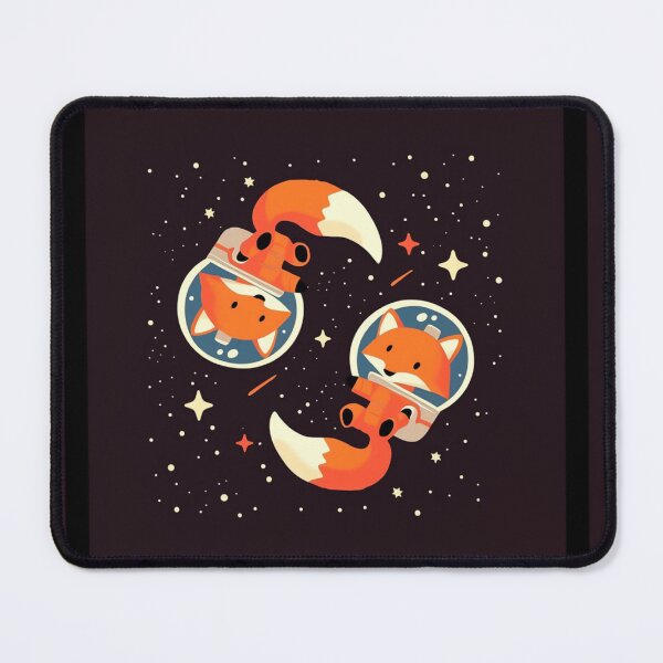 Item preview, Foxes floating in the expanse of space designed and sold by MendaciousMina.