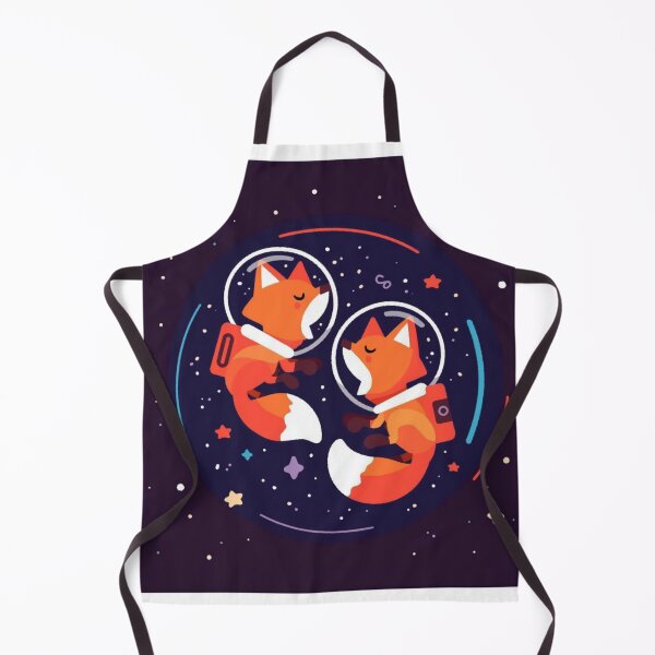 Item preview, Foxes floating in the expanse of space designed and sold by MendaciousMina.