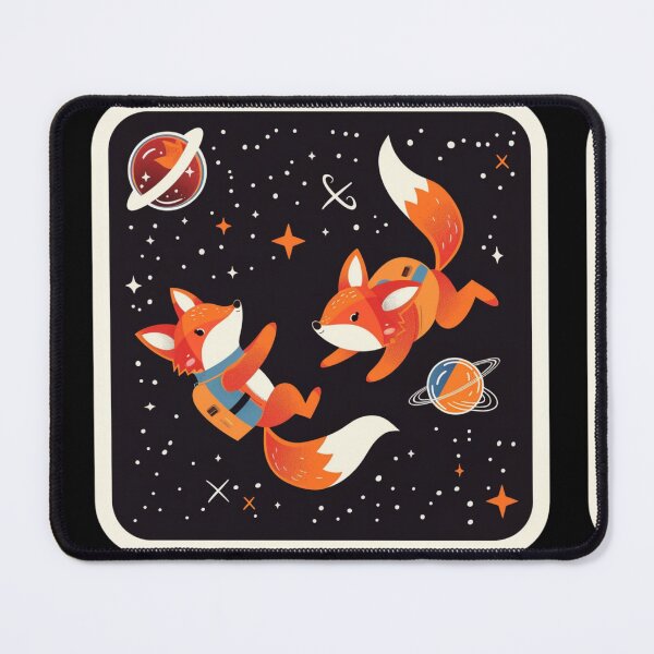 Item preview, Foxes floating in the expanse of space designed and sold by MendaciousMina.