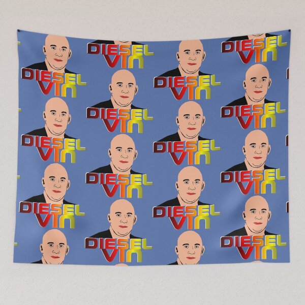 Item preview, Vin Diesel illustration designed and sold by ZooStateofMind.