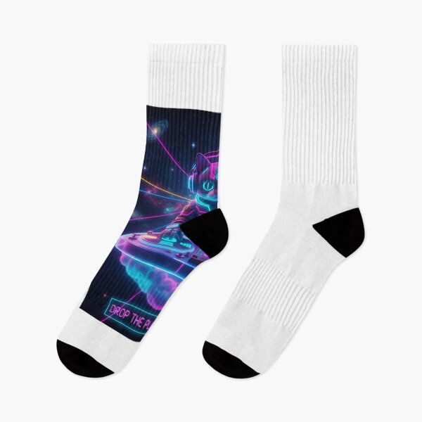 Item preview, Neon Meowtrix: Drop the Purrfect Beat designed and sold by AG Clothing Shop.