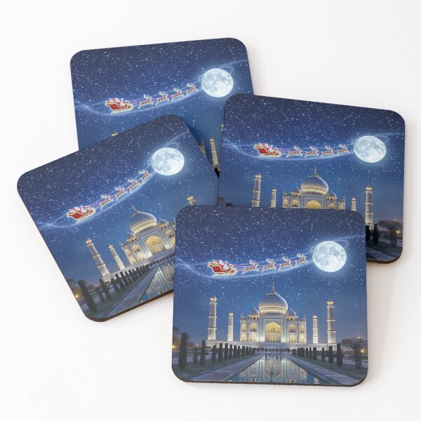 Item preview, Santa’s Sleigh the Taj Mahal India With Full Moon designed and sold by acceleratorhams.