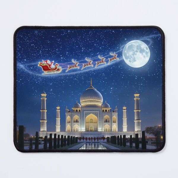 Item preview, Santa’s Sleigh the Taj Mahal India With Full Moon designed and sold by acceleratorhams.