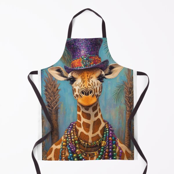 Item preview, Colorful Giraffe Wearing a Hat and Accessories designed and sold by Artessie.