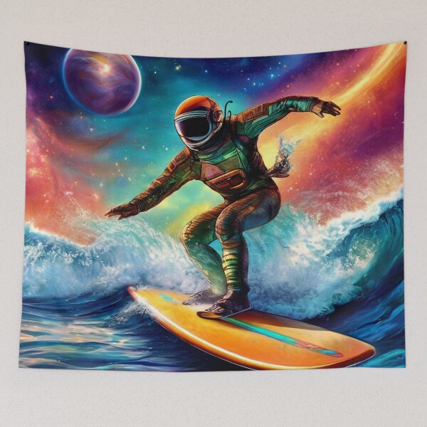 Item preview, Space Surfing on Galactic Waves designed and sold by Zofia Sosnecka.