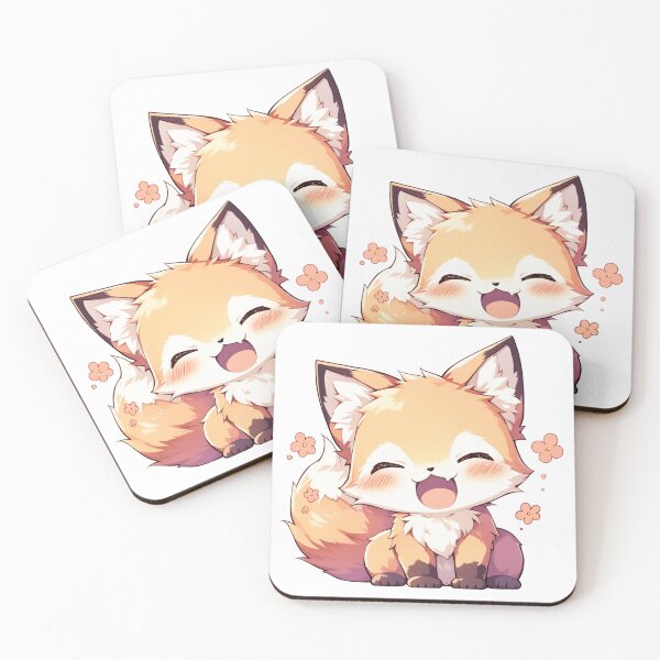 Item preview, Cute Happy fox  designed and sold by MendaciousMina.