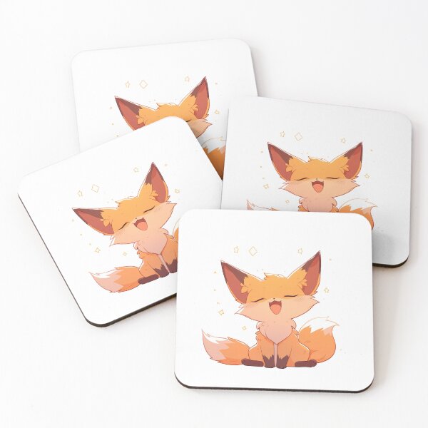Item preview, Cute laughing fox designed and sold by MendaciousMina.