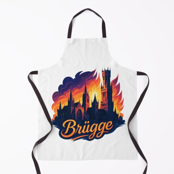 Item preview, Bruges city Belgium sunset evening mood gift designed and sold by Pineapple-Tree.