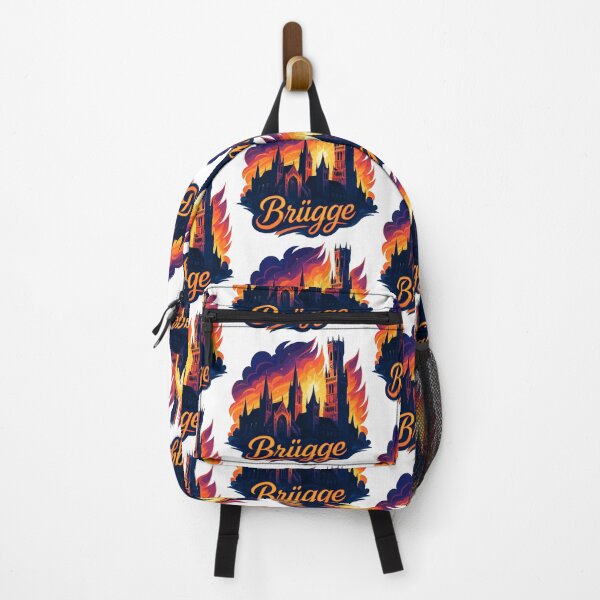 Item preview, Bruges city Belgium sunset evening mood gift designed and sold by Pineapple-Tree.