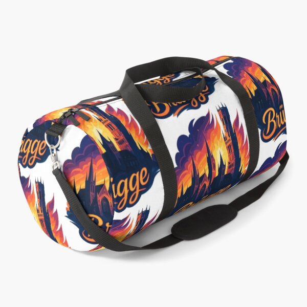 Item preview, Bruges city Belgium sunset evening mood gift designed and sold by Pineapple-Tree.