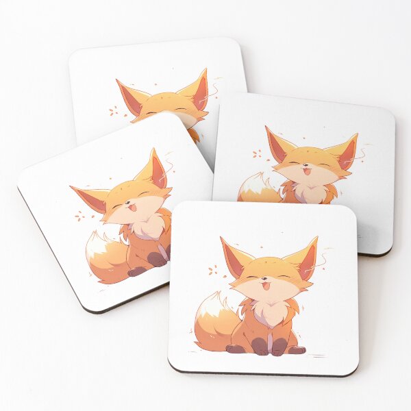 Item preview, Cute laughing fox designed and sold by MendaciousMina.