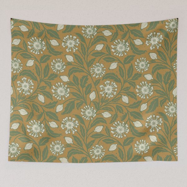 Item preview, Wild Daisies-Sage & Goldenrod designed and sold by Pamelandia.