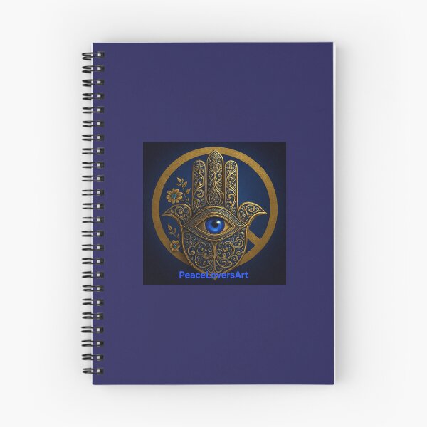 Item preview, Royal Blue and gold Hamsa Hand – Protective Boho Symbol Design designed and sold by PEACELOVERSART.