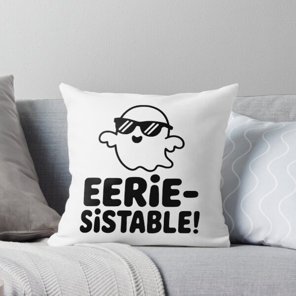 Item preview, Eerie-Sistable! Cute Halloween Ghost Pun designed and sold by PMCreative.