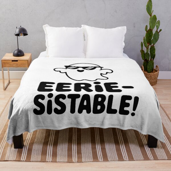Item preview, Eerie-Sistable! Cute Halloween Ghost Pun designed and sold by PMCreative.