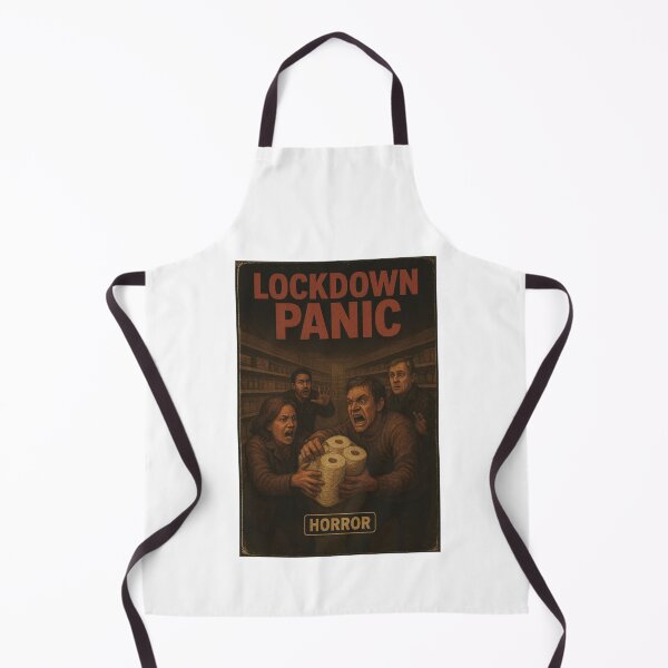 Item preview, Lockdown Panic – Toilet Roll Horror VHS Poster designed and sold by Pokah79.
