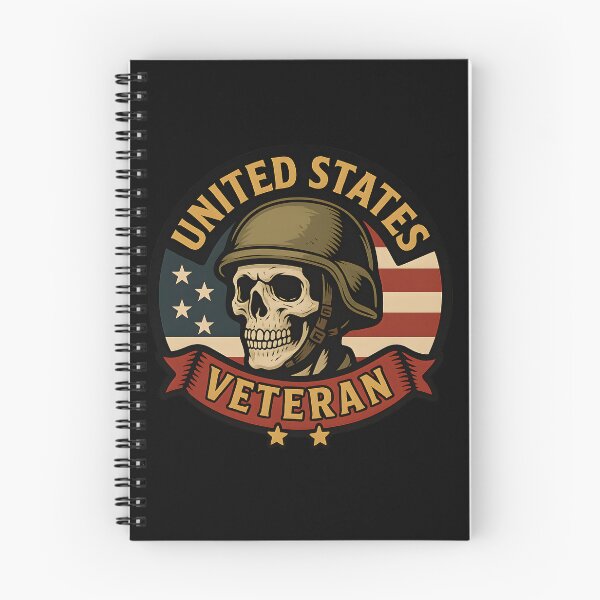 Item preview, US Veteran Skull Patch designed and sold by getpressedshirt.