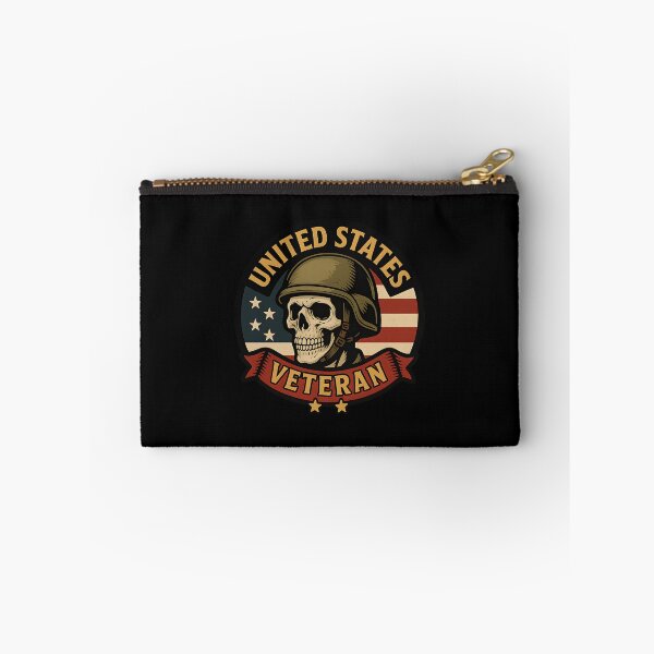 Item preview, US Veteran Skull Patch designed and sold by getpressedshirt.