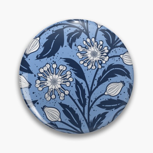 Item preview, Wild Daisies-Blue & White designed and sold by Pamelandia.