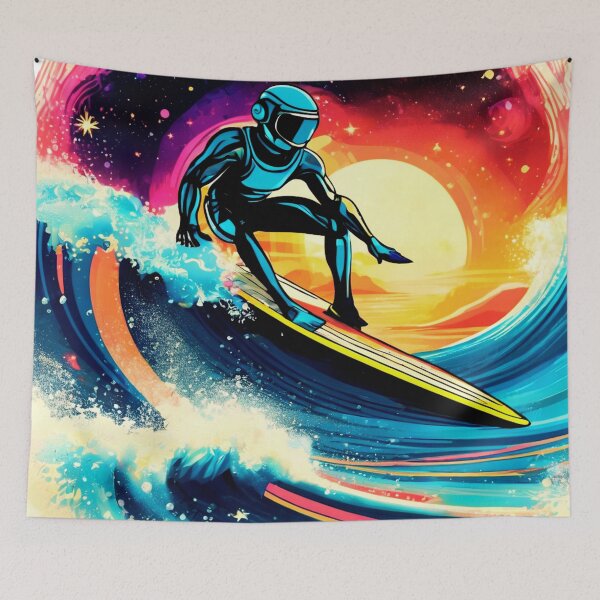 Item preview, Space Surfing on Galactic Waves designed and sold by Zofia Sosnecka.