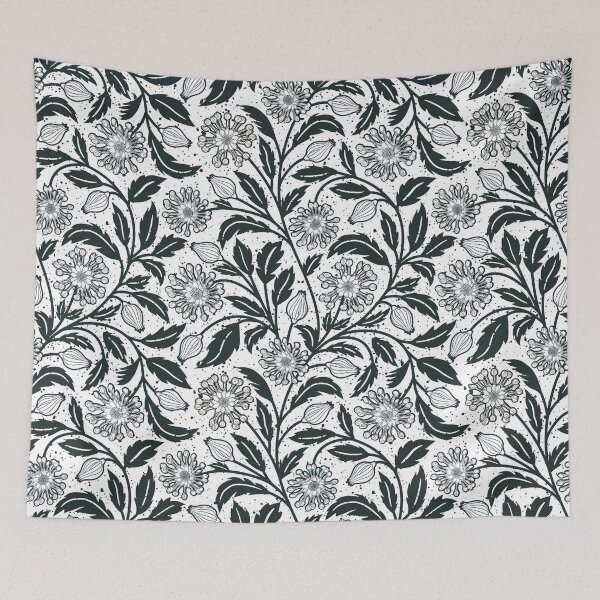 Item preview, Wild Daisies-Black & White designed and sold by Pamelandia.
