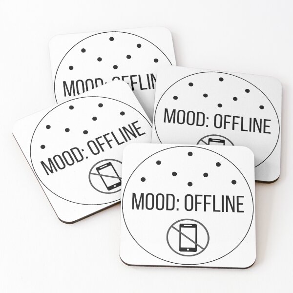 Item preview, Mood: Offline - Minimal Digital Detox Design designed and sold by VibeMoodDesigns.