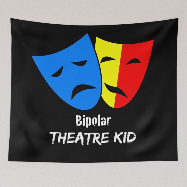 Item preview, Bipolar Theatre Kid (white) designed and sold by Bipolar, Etc..